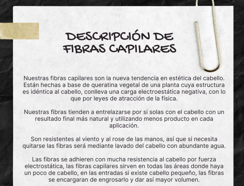 FIBRAS CAPILARES